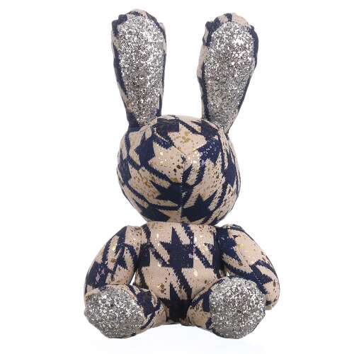 Grazia Plüss Nyuszi - Kockás, Csillogó - 28cm 41834962 - Játék