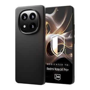3mk matt tok Xiaomi Redmi Note 14 Pro+ készülékhez - fekete