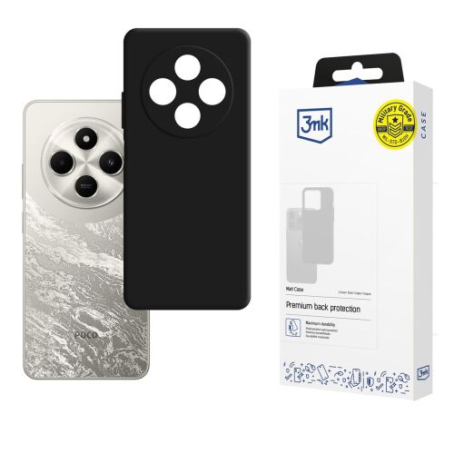 Fekete 3mk Matt tok Xiaomi Poco C75-höz