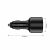 CC04 3 portos PD130W autós töltő - fekete 130172268
