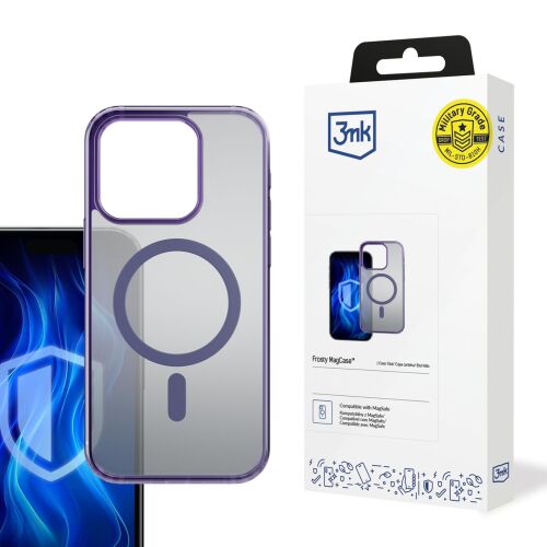 3mk Frosty MagCase lila tok Apple iPhone 13 Pro készülékhez - lila - Telefontok