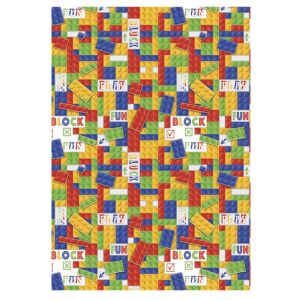 Lego mintázatú Block Fun A/4 gumis mappa