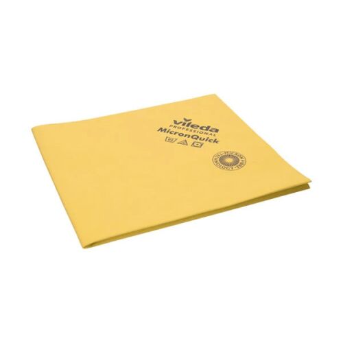 Vileda MicronQuick mikroszálas törlőkendő sárga, 5db/csg 130180010 - Takarító eszköz