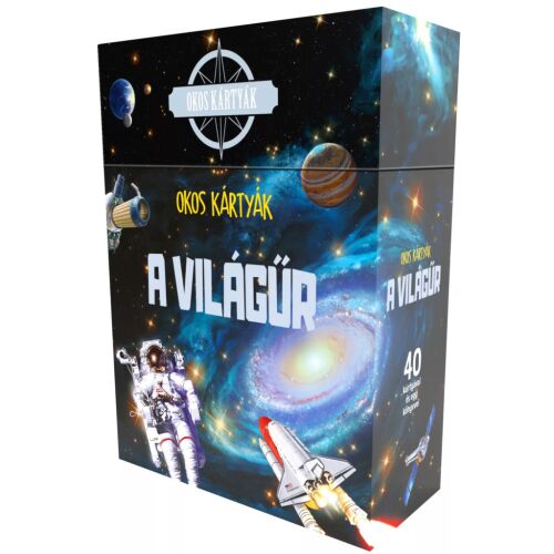 Okos Kártyák - A Világűr dobozos kártyajáték. Oktató űr- és csillagászati játék gyerekeknek.
