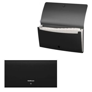 Erich Krause Classic Irattartó 13 rekesszel - LA/4 csekktartó - matt fekete 130190779 - Harmonika mappa