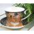 Klimt porcelán csésze aljjal - 250 ml - The Kiss fekete 130190807