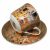 Klimt porcelán csésze aljjal - 450 ml JUMBO - The Kiss 130190901