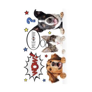 Állatos Furry Friends A/4 gumis mappa