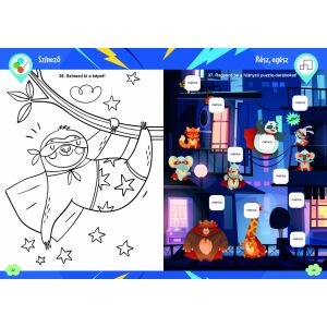 Szupersuli - Iskolába készülök książka z ćwiczeniami z postaciami superbohaterów, z kolorowaniem, układaniem puzzli i dopasowywaniem - Książka dla dzieci i młodzieży