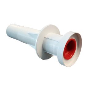 Falátvezetés karimával védőkupakkal 2" BM / D50 130206873 - Beépítő elem