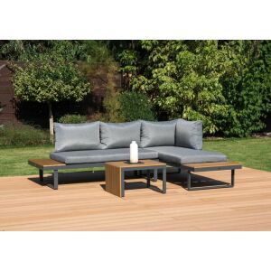 SUN TULIPÁN Sötétszürke kerti ülőgarnitúra