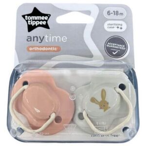 Tommee Tippee Anytime nyugtatócumi  6-18 hó 2 db  - nyuszi 130216176 - Tommee Tippee