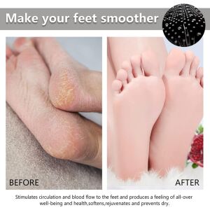 KEEBAX lábtisztító kefe, PVC, fekete, 24 x 27 cm 136150671 - Lábápolási eszköz