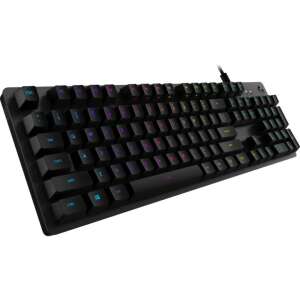 Logitech G512 Lightsync RGB Mechanical Wired Gaming Keyboard with GX Brown Tactile Switches, Carbon - Keyboard