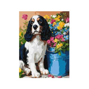 Malen nach Zahlen Set Schöner Spaniel KHO6672 30x40 AP0056 140725078 - Kunst & Hobby