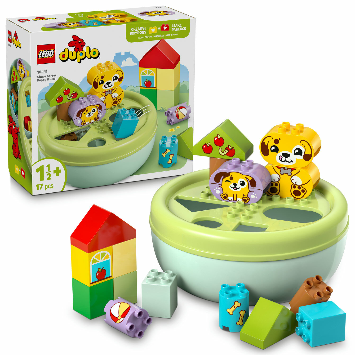E-shop LEGO® DUPLO® Triedenie tvarov: Domček pre šteniatka 10441