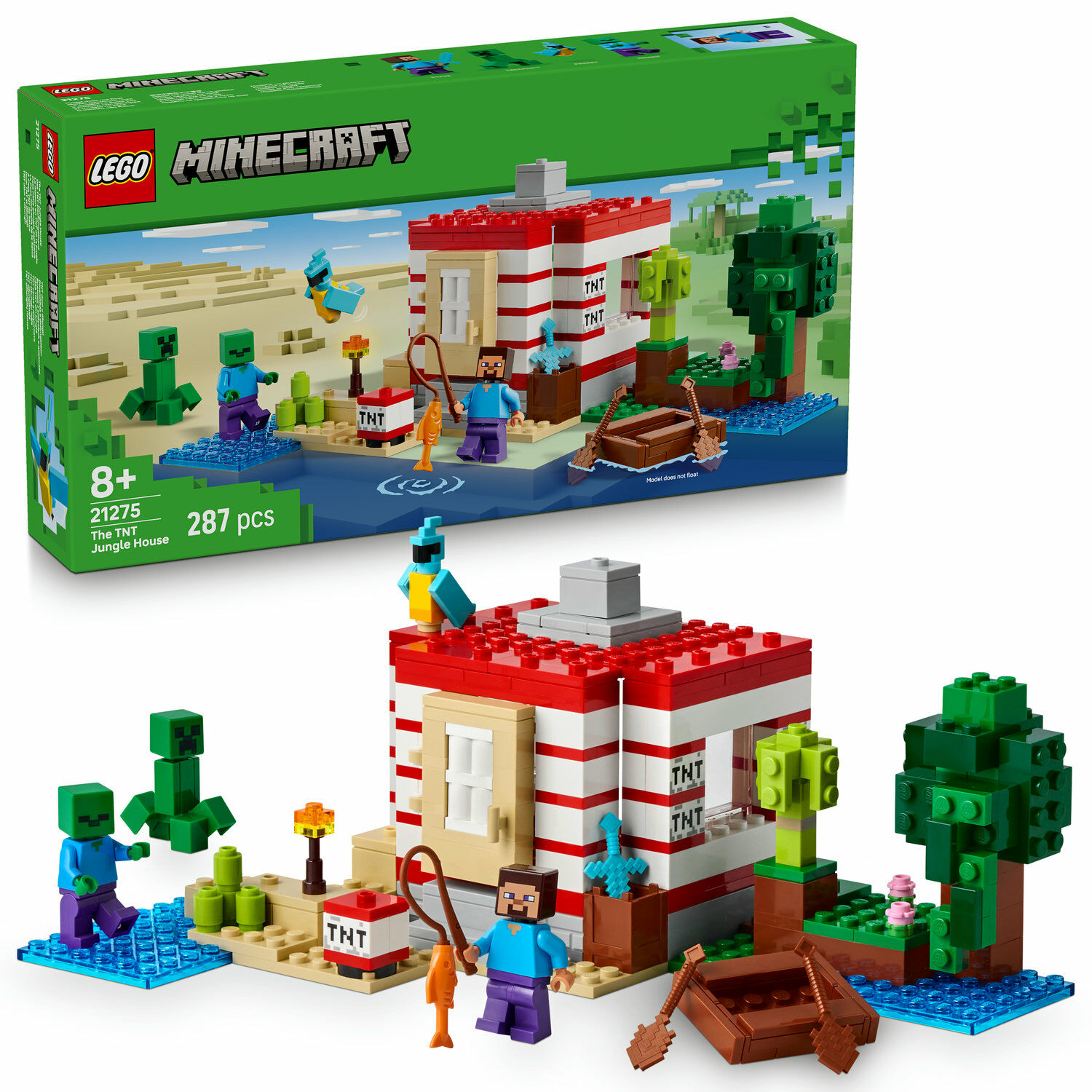 E-shop LEGO® Minecraft® Džungľový dynamitový dom 21275