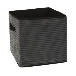 Samt-Aufbewahrungsbox, offen, Farbe Anthrazit, 30x30 cm 135911592 - Lagerung & Organisation