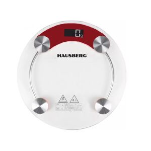 Hausberg HB-6000RS vörös üveg fürdőszobai mérleg (HB-6000RS)
