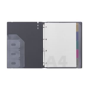 Verde A4 4 gyűrűs 3x30 vegyes lappal türkiz gyűrűs mappa (2-706) 136102749 - Iratrendezés