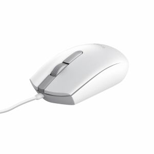 Trust TM-101W Mouse Optic Albă USB Vedere 3/4 - Trust