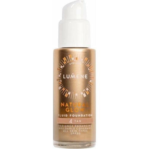 LUMENE_Natural Glow Fluid Foundation podkład rozświetlający 4 Tan 30ml 130242644