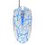 Felülnézet az E-Blue Cobra EMS624WHCA-IU fehér és kék gamer egérről