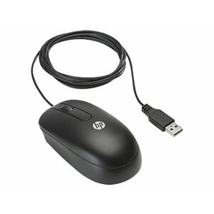 HP USB Optická rolovacia myš, čierna, obojručný dizajn - Myši
