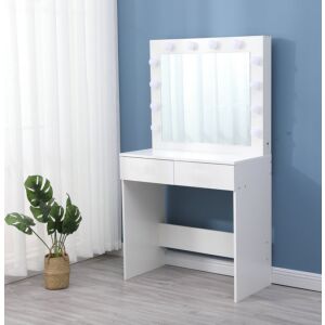 Fésülködőasztal sminkasztal 140 x 40 x 80 cm BC HT16-2