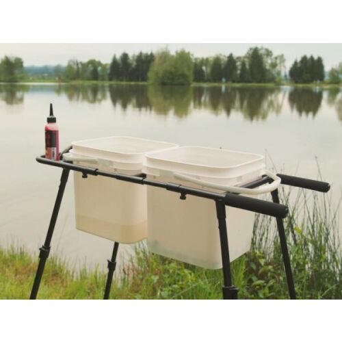 Delphin TOP SPOD vödörtartó állvány két vödörrel - Rod pod és tripod