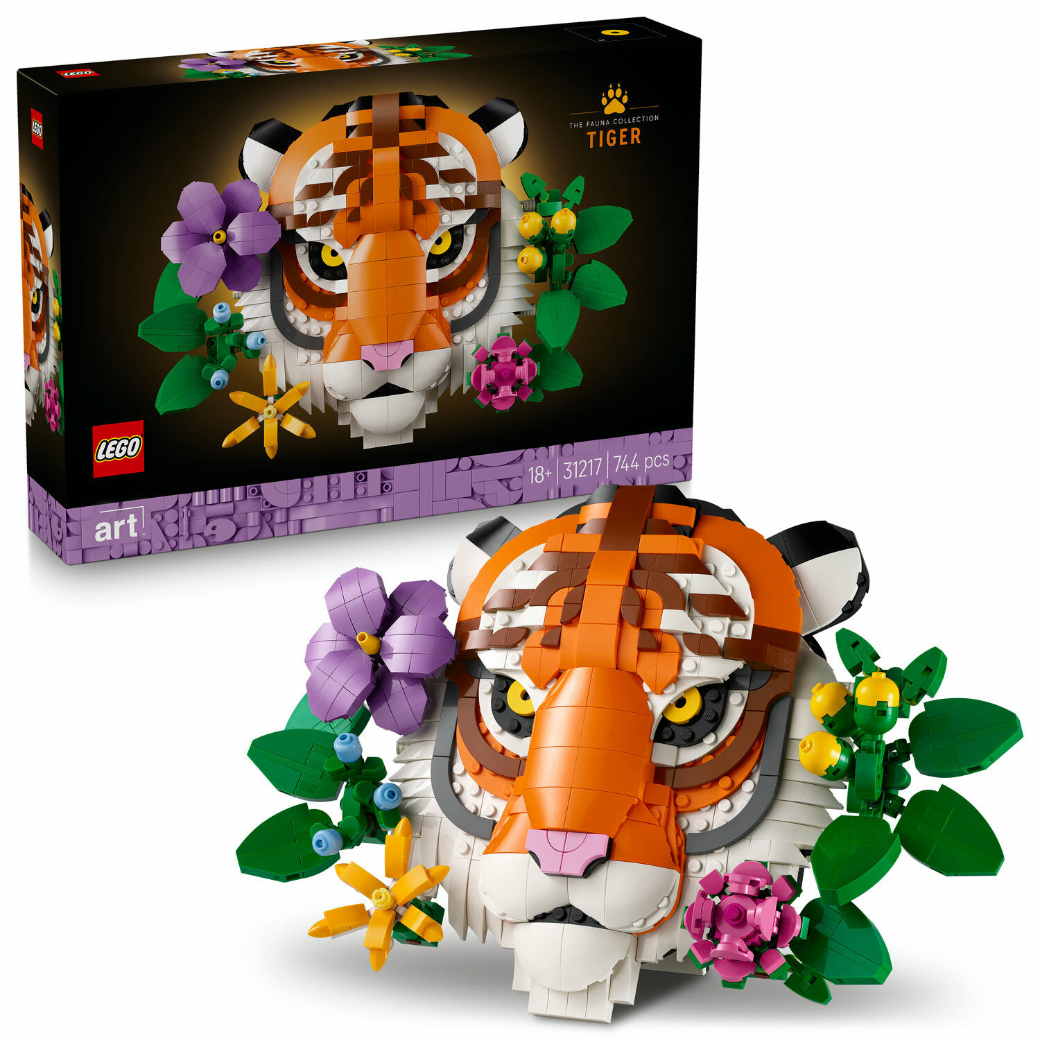 E-shop LEGO® Art Kolekcia zvierat – Tiger 31217