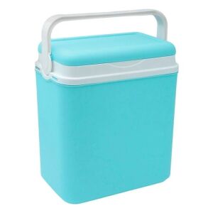 Tyrkysová 12L chladiacej tašky na kempovanie s bielym držadlom - Chladiace tašky, chladiace vložky