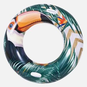 Nadmuchiwana obroża Fancy Tucan, 115 cm, zielono-żółta 136040907 - Guma do pływania dla dzieci