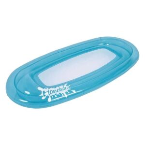 Honolulu dmuchana mata do pływania, niebieska, 1.76x0.84m, z siatką - Materac plażowy, krzesło plażowe