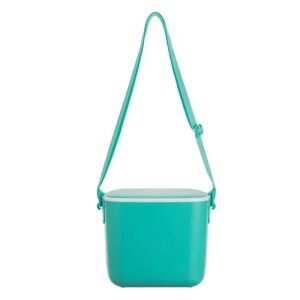 Zelená prenosná chladiaca taška s ramenným popruhom, kapacita 5,5L - Chladiace tašky, chladiace vložky