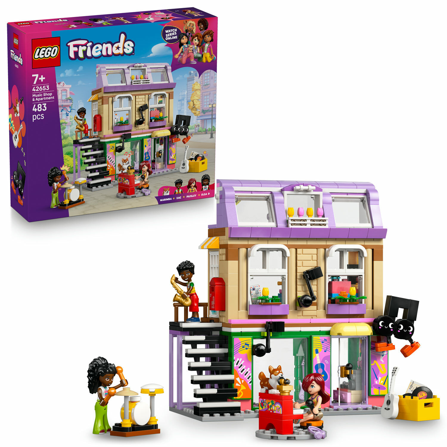 E-shop Hudobný obchod a byt LEGO® Friends 42653