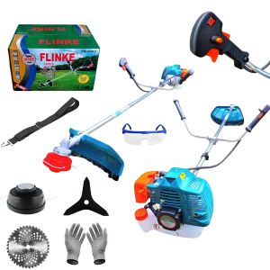 Flinke FK-9500 kosa, kompletná sada s príslušenstvom, vrátane ochranných okuliarov, rukavíc a nožov - Kosačky na trávu a orezávačky