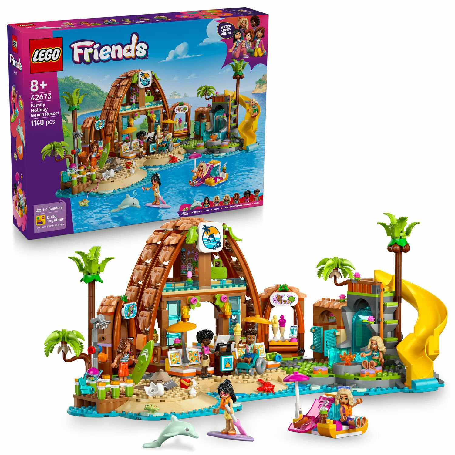 E-shop LEGO® Friends Rodinná dovolenka na pláži 42673