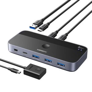 Ugreen CM687 USB 3.0 2x4 kapcsoló / kapcsoló 130696819 - Ugreen