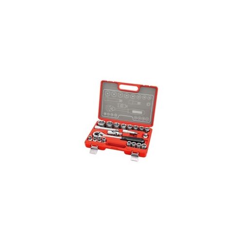 Extol Premium 6523 Dugókulcs készlet, racsnis 45FOG, 1/2" 21db 10-32mm 130264502