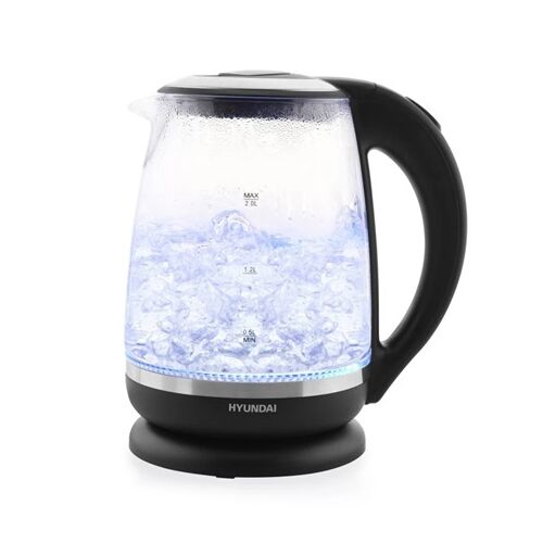 Hyundai VK745 2L Glass Electric Kettle with Blue LED Light