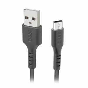 SBS LTHL200 USB-A - Micro USB kábel 1m - fekete 130265186 - USB kábel