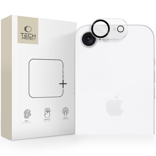 Tech-Protect Cam Fit+ kameravédő iPhone 16e-hez - átlátszó 130266459 - Kijelzővédő fólia