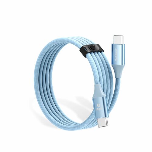 Orico CDX 100W 5A Power Delivery USB-C - USB-C kábel, 1 méter, kék - Kábel