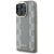 DKNY kockás mintás Magsafe iPhone 16 Pro Max tok - bézs, oldalnézet