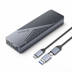 Orico CNM2-G20 M.2 NVME USB-C 3.2 20Gb/s merevlemez - szürke 130270886 - Külső merevlemez ház