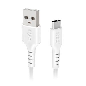 SBS TECABLEMICROC15W USB-A - USB-C kábel 1.5m - Fehér 130271684 - USB kábel