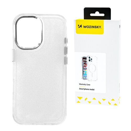 Wozinsky átlátszó csillámos tok Samsung Galaxy S25 Ultra készülékhez - Wozinsky