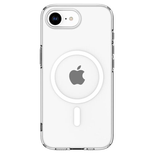Spigen Liquid Crystal MagSafe iPhone 16e tok beépített mágneses gyűrűvel, átlátszó 