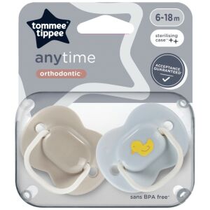 Tommee Tippee Anytime nyugtatócumi 6-18 hó 2 db - kacsa 130275468 - Tommee Tippee